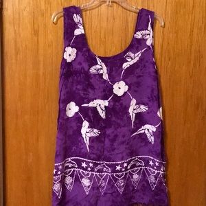 Purple Swimsuit Coverup